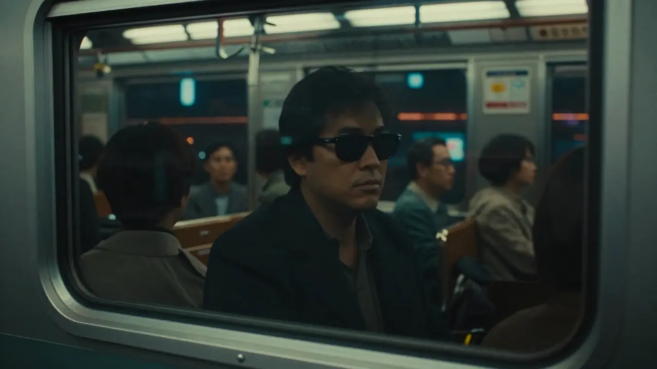 回程的電車上，那個男人又出現了。