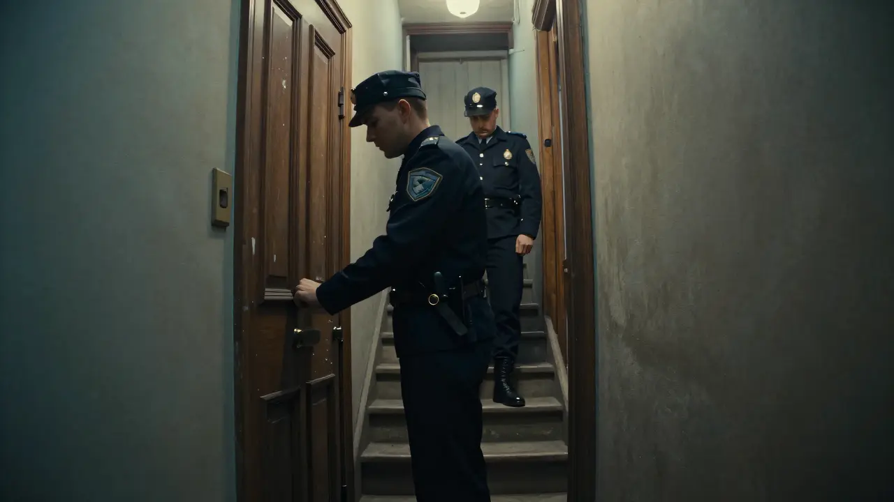 警方其實也找上了佩魯賈，因為他在羅浮宮工作過，曾經到他住的地方問話。